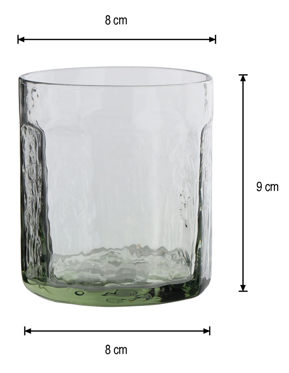 Vaso para agua de vidrio 4