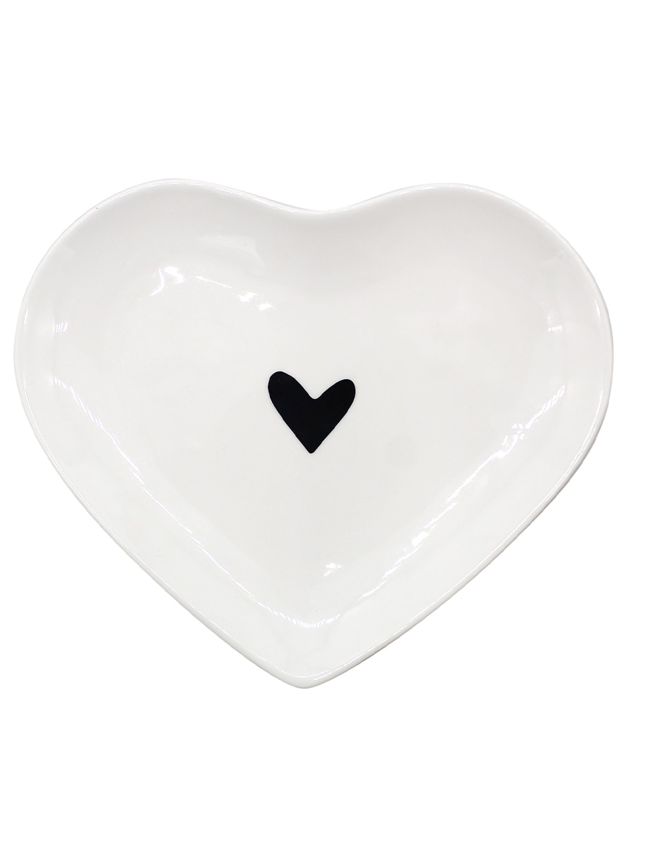 Plato B&W de porcelana