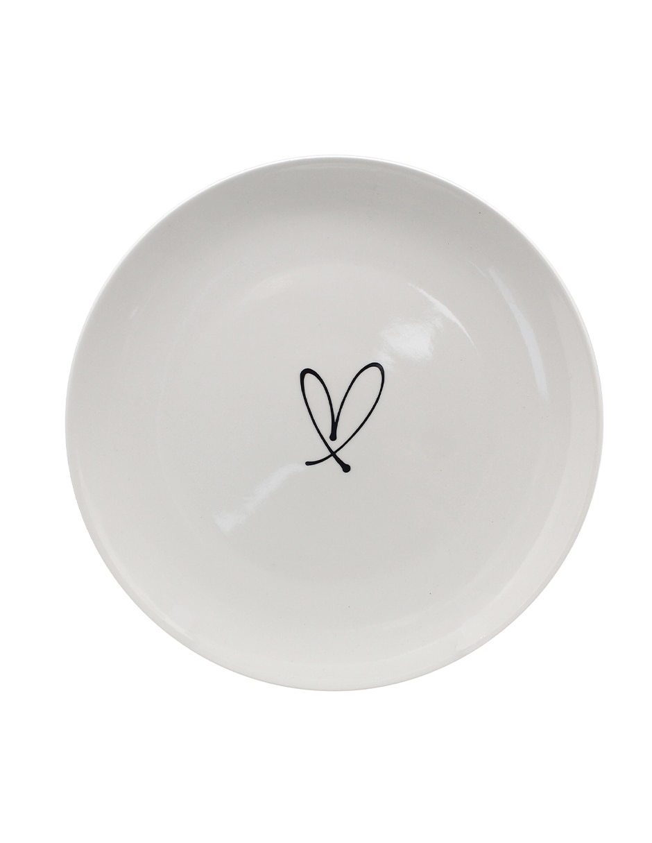 Plato trinche Amore de porcelana 4