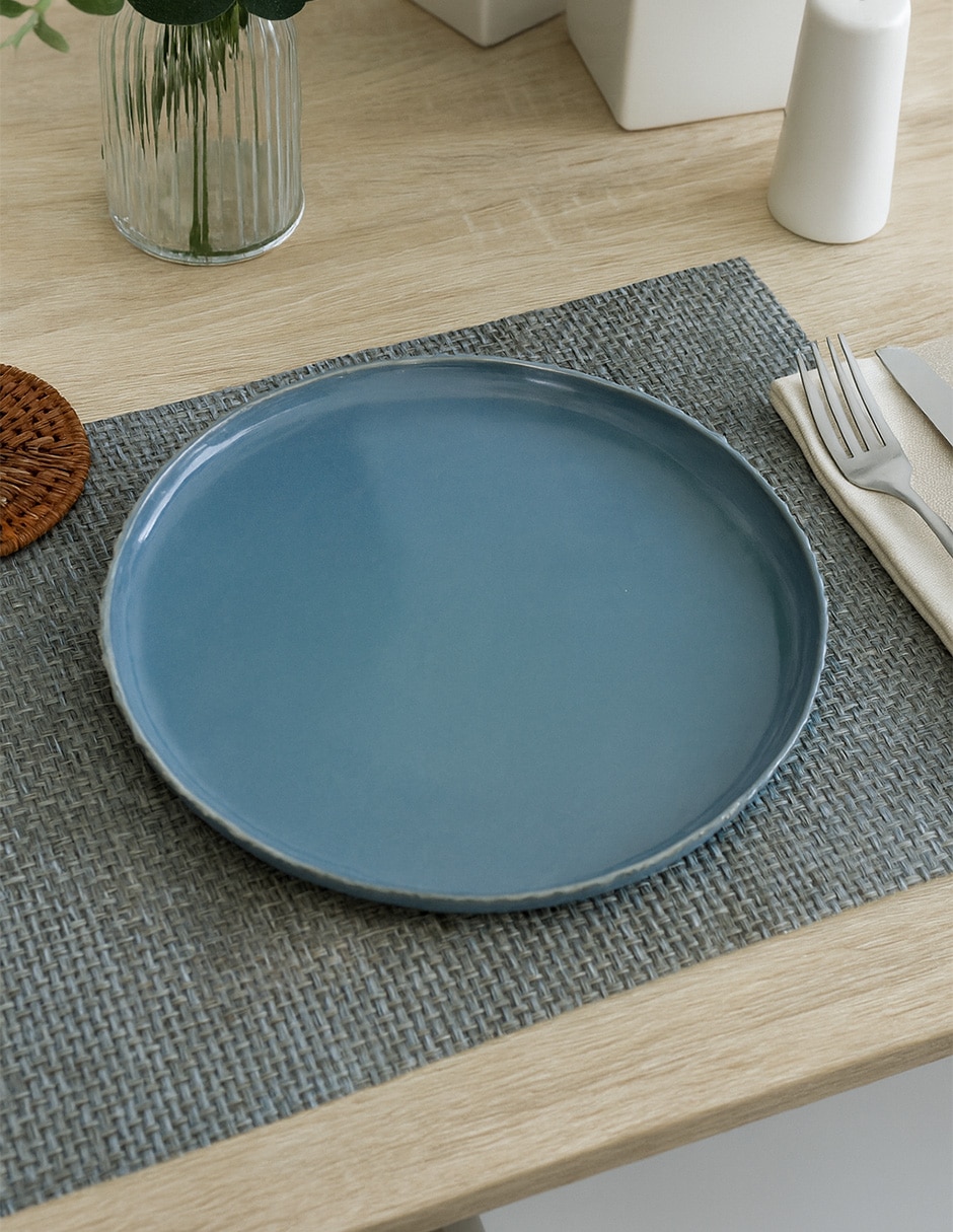 Plato trinche Pula de stoneware 8