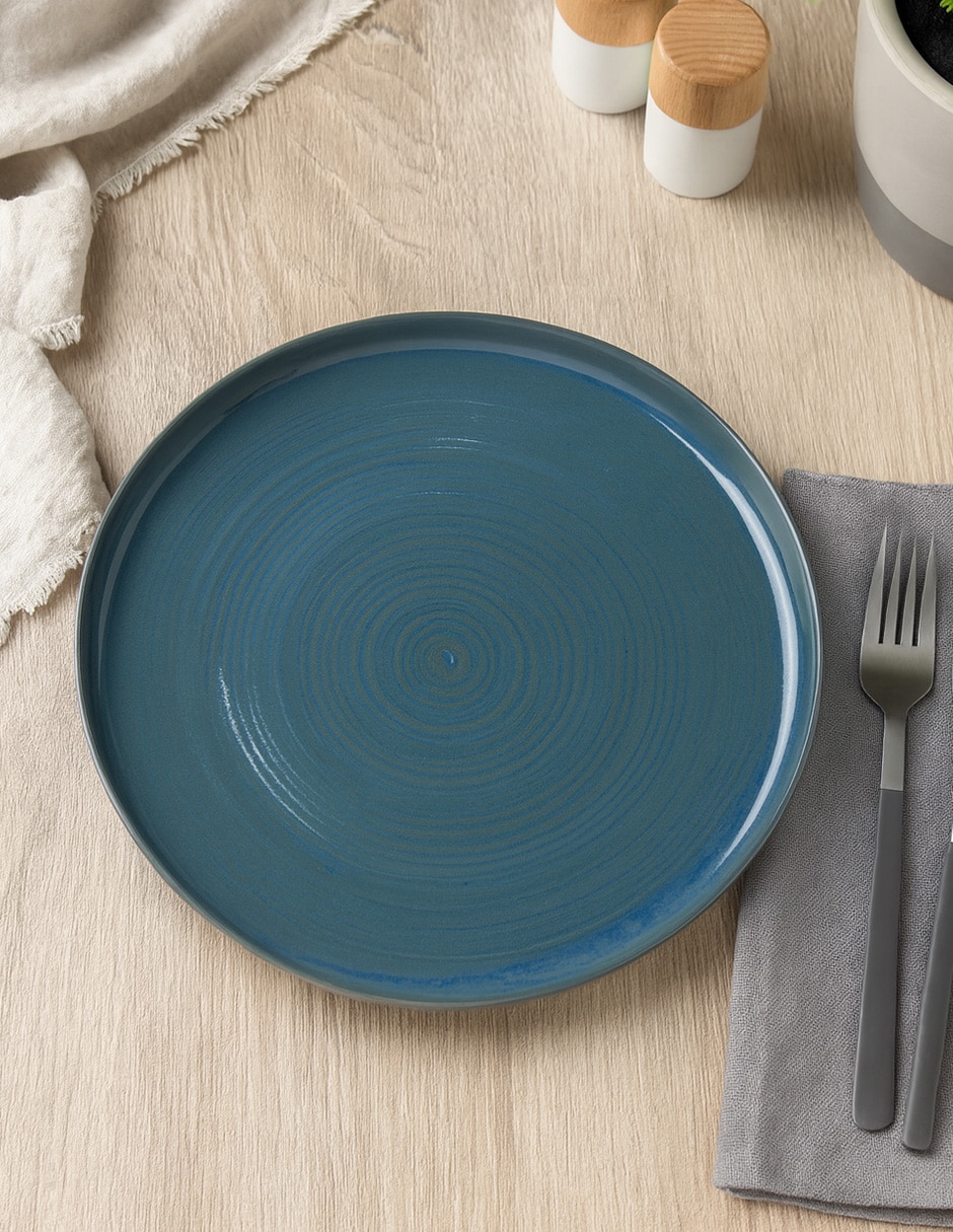 Plato trinche Lugano de stoneware 6