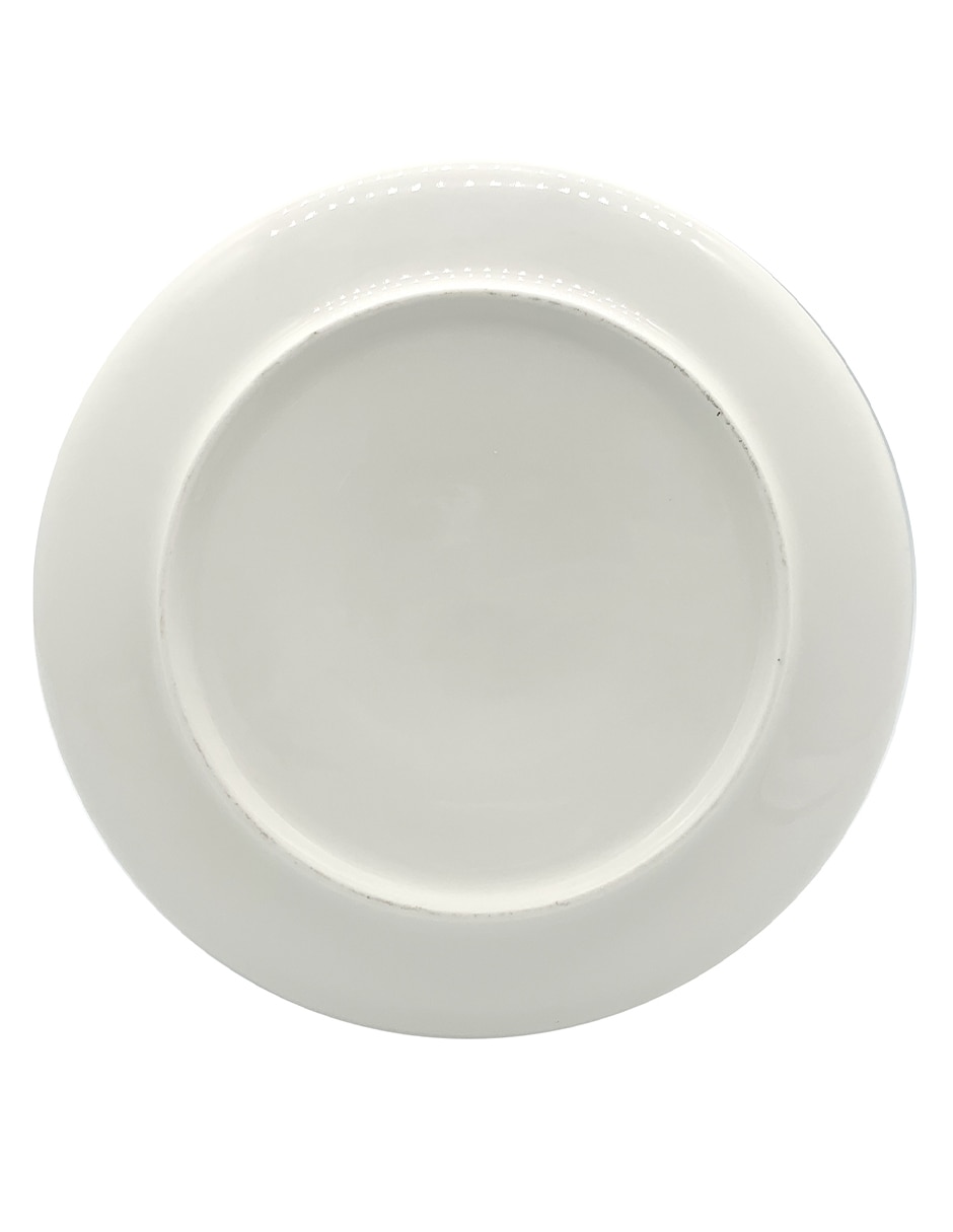 Plato postre Woof de porcelana 2