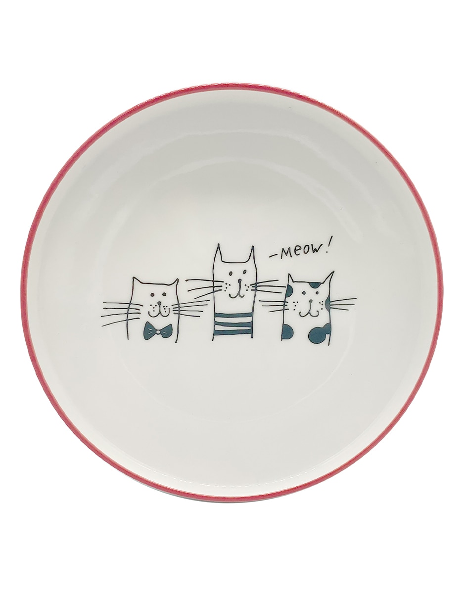 Plato postre Bisho de porcelana