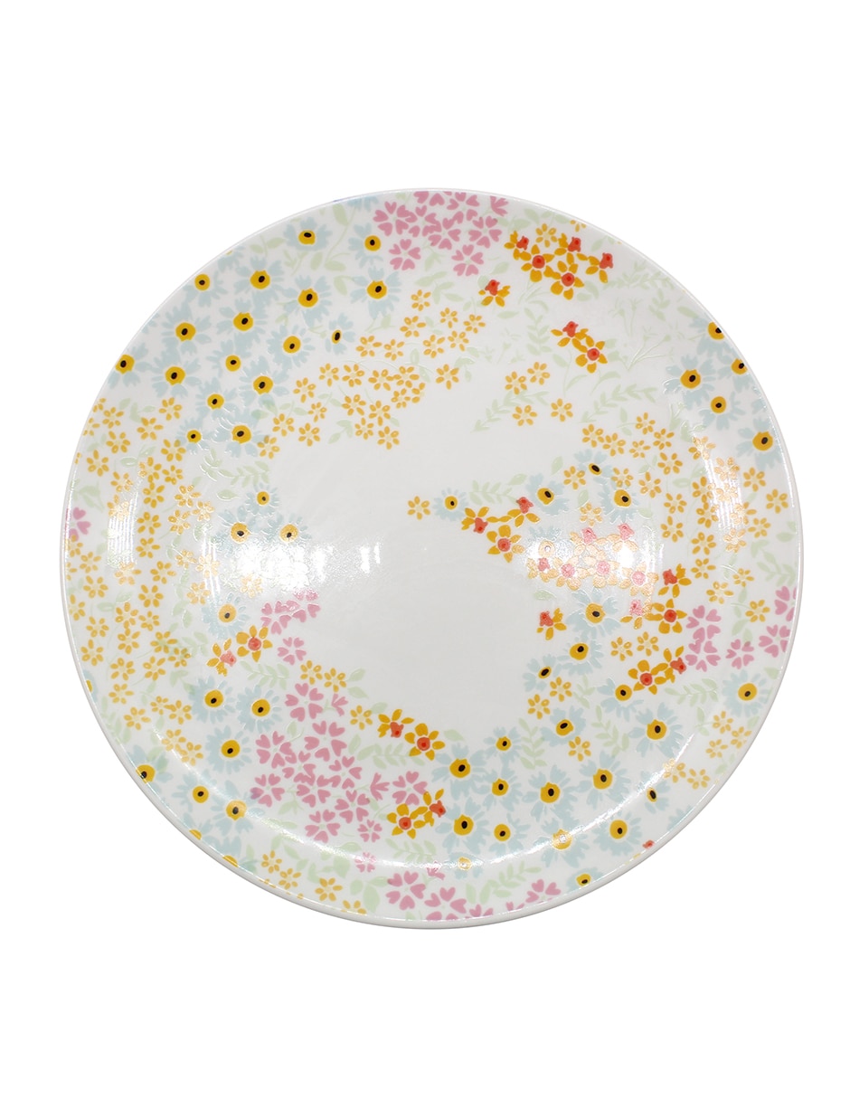 Plato trinche Easter de porcelana