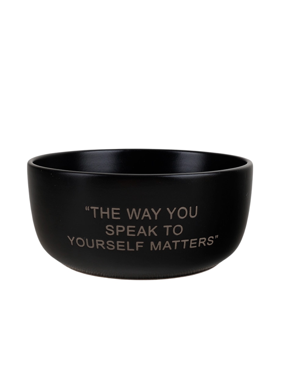 Plato sopa Mindfulness de stoneware