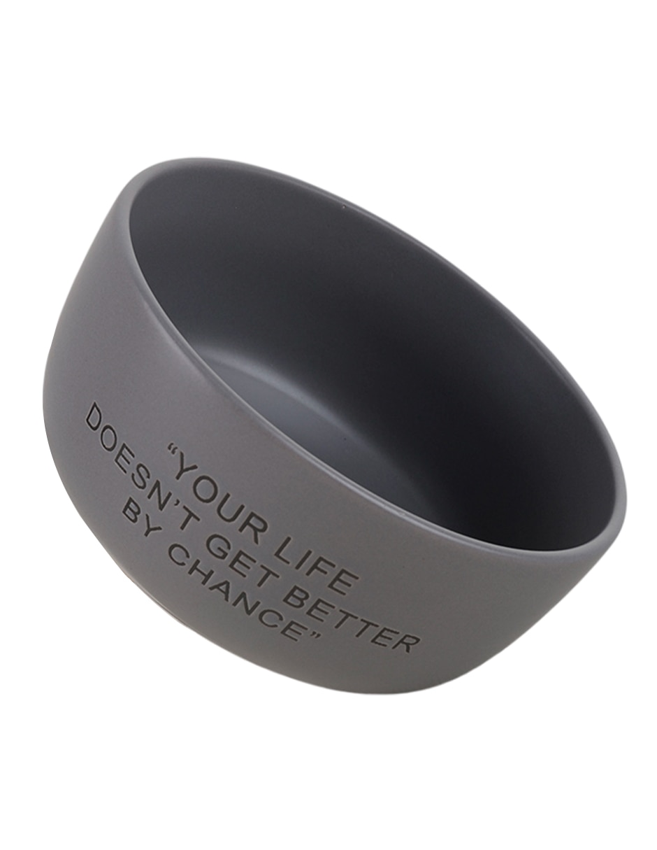 Plato sopa Affirmations de stoneware 4