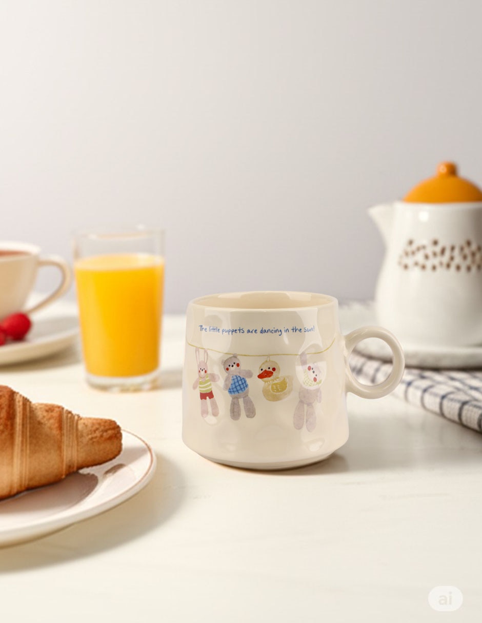Taza americana Puppets 4