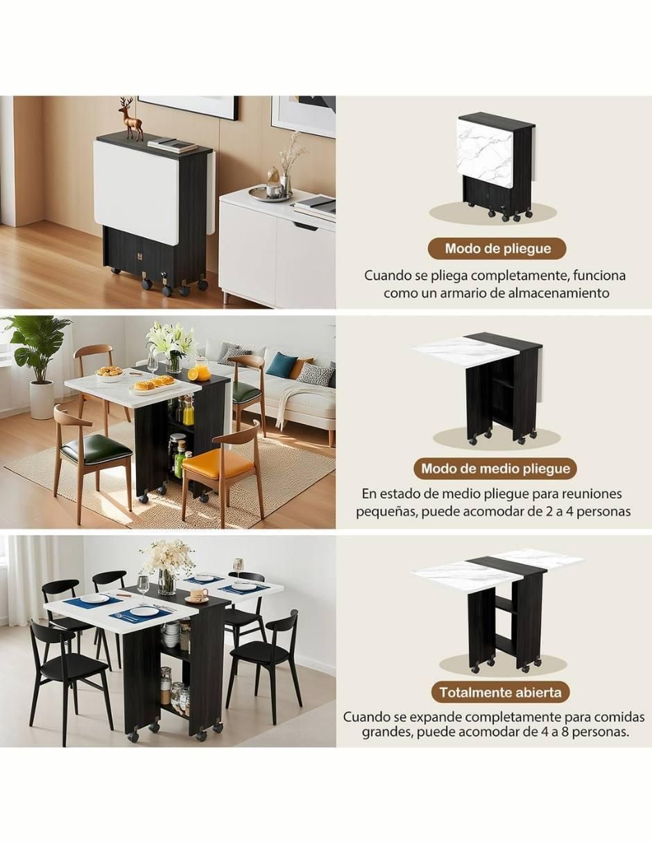 Mesa de actividades extensible armable 4
