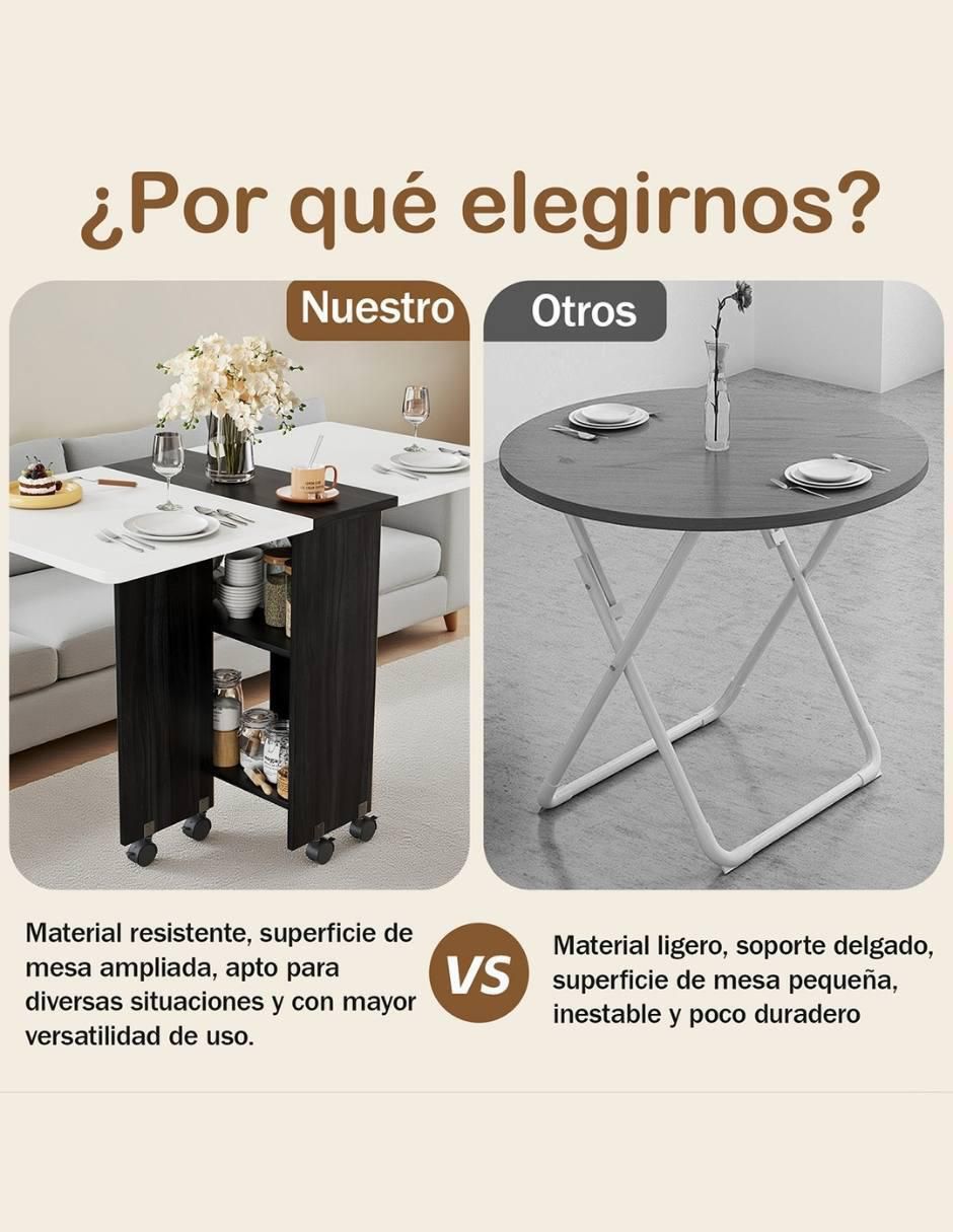 Mesa de actividades extensible armable 6