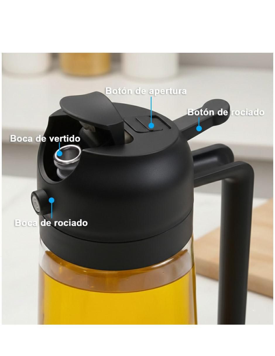 Kit de aceitera de vidrio 4