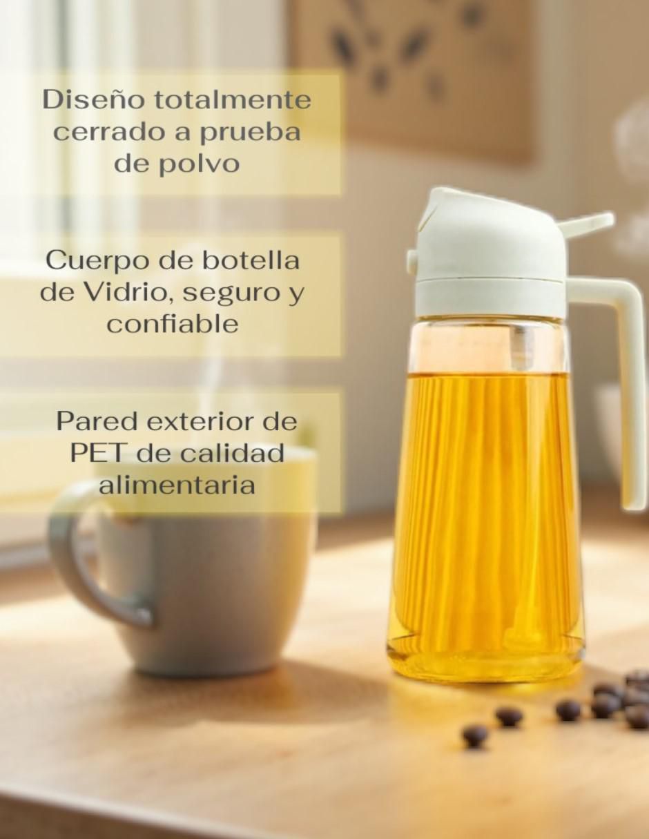 Kit de aceitera de vidrio 4