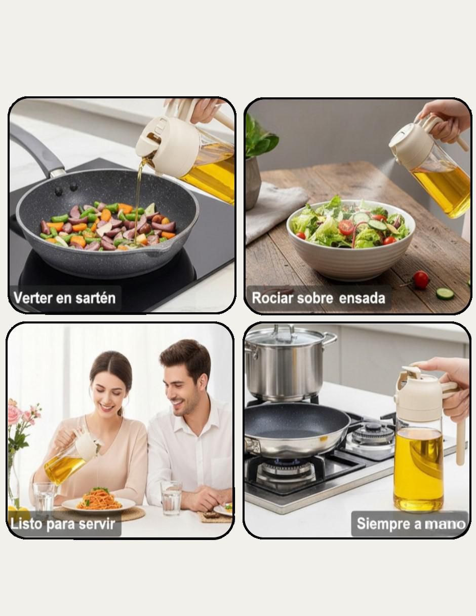 Kit de aceitera de vidrio 5